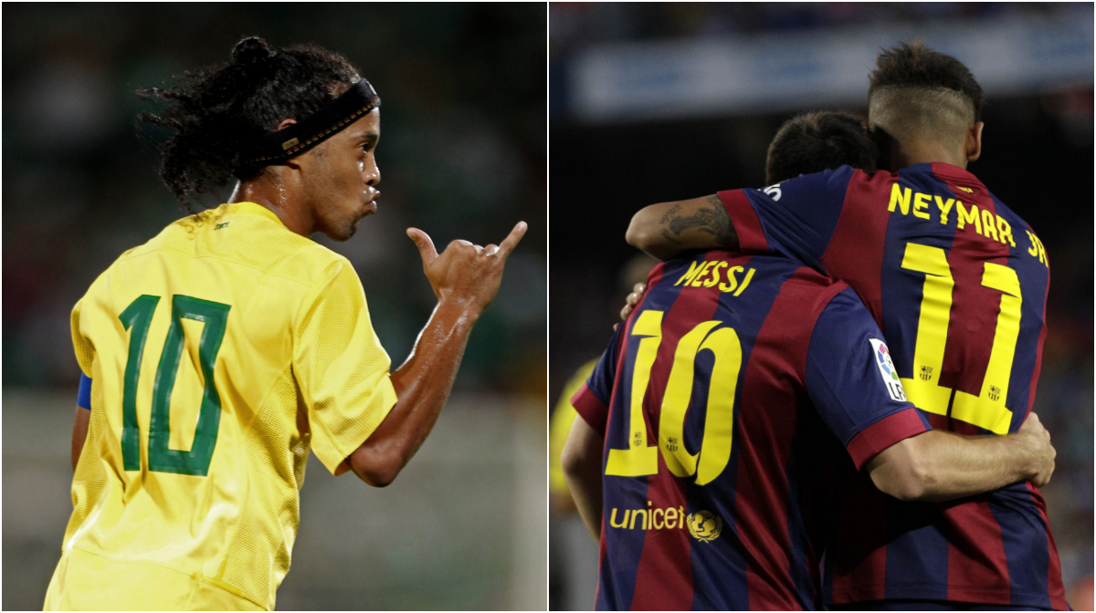 Lika som bär, Lionel Messi, Neymar, Ronaldinho